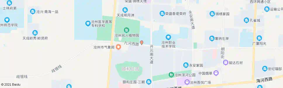 沧州交警支队考试场_公交站地图_沧州公交_妙搜公交查询2025