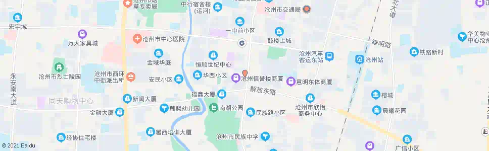 沧州顺城商厦_公交站地图_沧州公交_妙搜公交查询2025