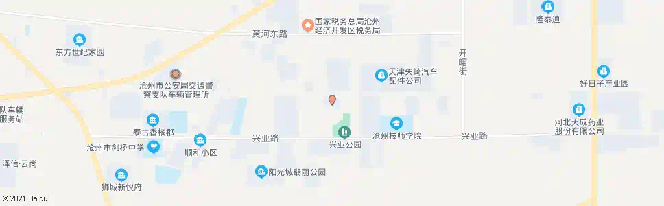沧州开发区管委会_公交站地图_沧州公交_妙搜公交查询2025