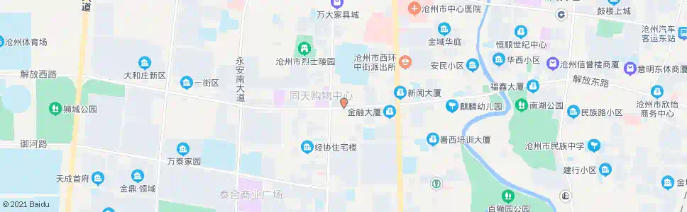 沧州水专南门_公交站地图_沧州公交_妙搜公交查询2025