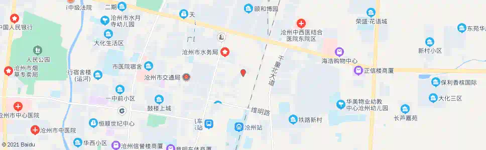 沧州变压器厂宿舍_公交站地图_沧州公交_妙搜公交查询2025