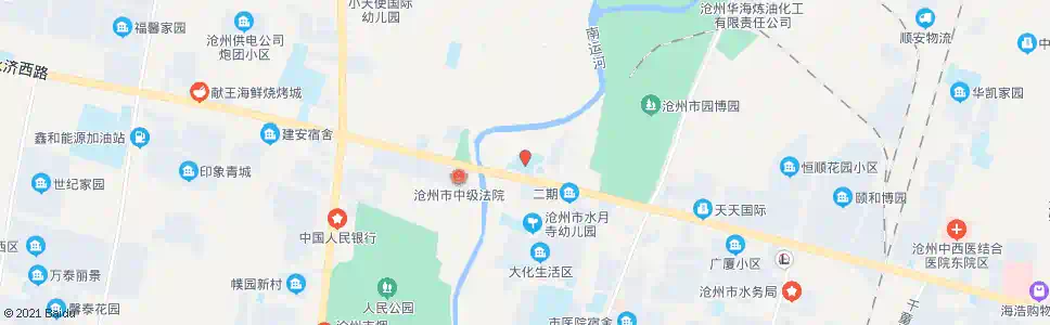 沧州十五中学_公交站地图_沧州公交_妙搜公交查询2025