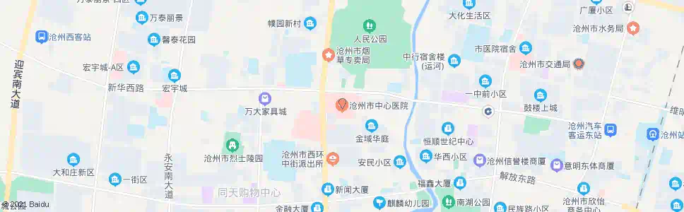 沧州市医院_公交站地图_沧州公交_妙搜公交查询2025