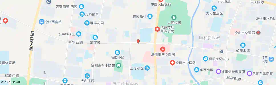 沧州市口腔医院_公交站地图_沧州公交_妙搜公交查询2025