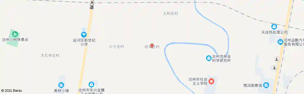 沧州何辛庄_公交站地图_沧州公交_妙搜公交查询2025