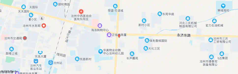 沧州中原建筑_公交站地图_沧州公交_妙搜公交查询2025