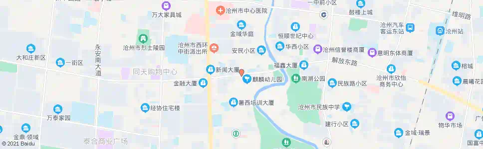 沧州南新村_公交站地图_沧州公交_妙搜公交查询2025