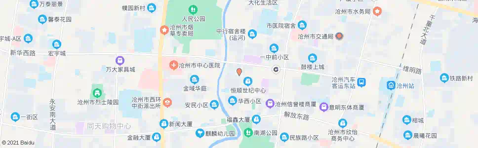 沧州佰顺隆数码广场_公交站地图_沧州公交_妙搜公交查询2025