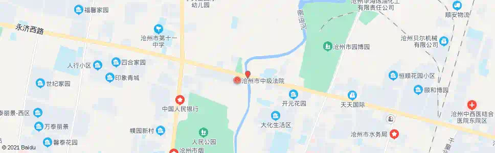 沧州永济大桥_公交站地图_沧州公交_妙搜公交查询2025