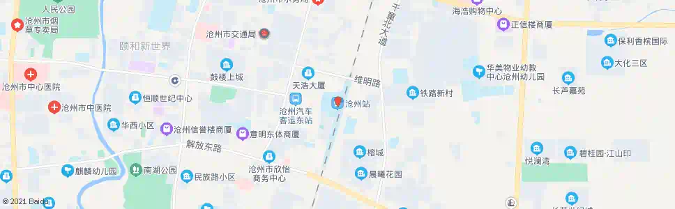 沧州火车站_公交站地图_沧州公交_妙搜公交查询2025