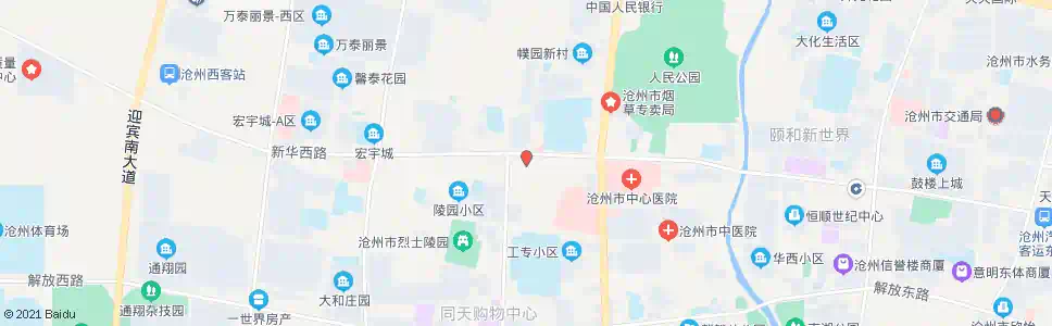 沧州宇成家具中心_公交站地图_沧州公交_妙搜公交查询2025