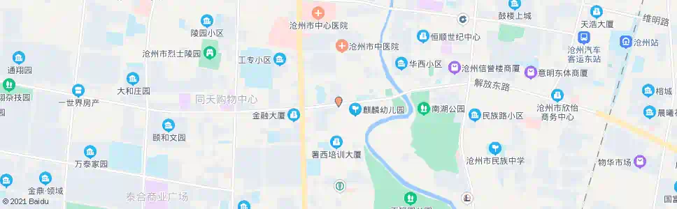 沧州黄河路口(行署西街)_公交站地图_沧州公交_妙搜公交查询2025