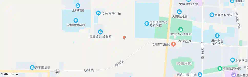沧州学院中路_公交站地图_沧州公交_妙搜公交查询2025