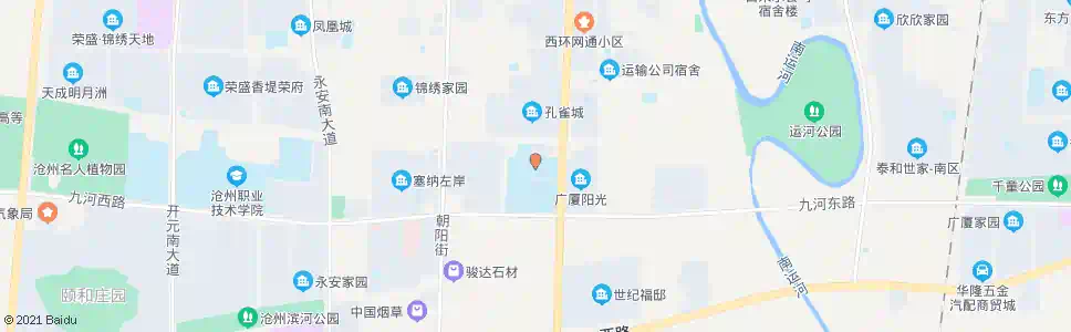 沧州南环小学_公交站地图_沧州公交_妙搜公交查询2025