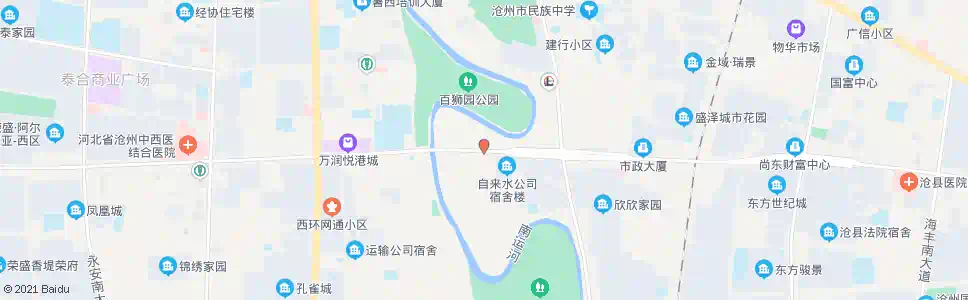 沧州花园大桥_公交站地图_沧州公交_妙搜公交查询2025