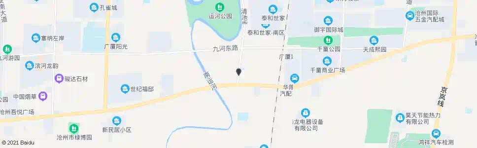 沧州王希鲁引水闸_公交站地图_沧州公交_妙搜公交查询2025