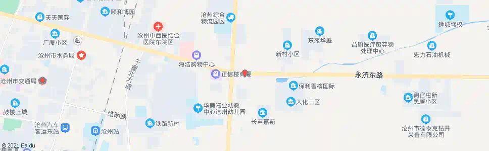 沧州融信银行鞠官屯支行_公交站地图_沧州公交_妙搜公交查询2025