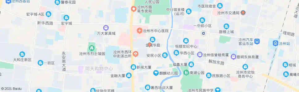 沧州市二医院体检中心_公交站地图_沧州公交_妙搜公交查询2025