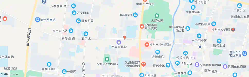 沧州沧州口腔医院_公交站地图_沧州公交_妙搜公交查询2025
