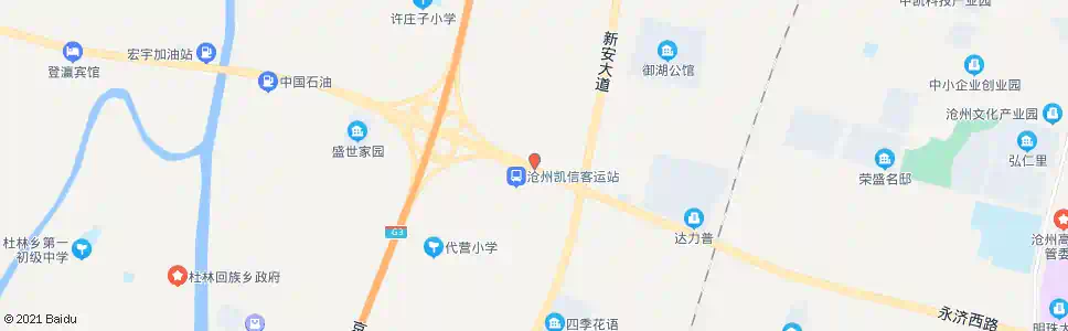 沧州永济北路口_公交站地图_沧州公交_妙搜公交查询2025