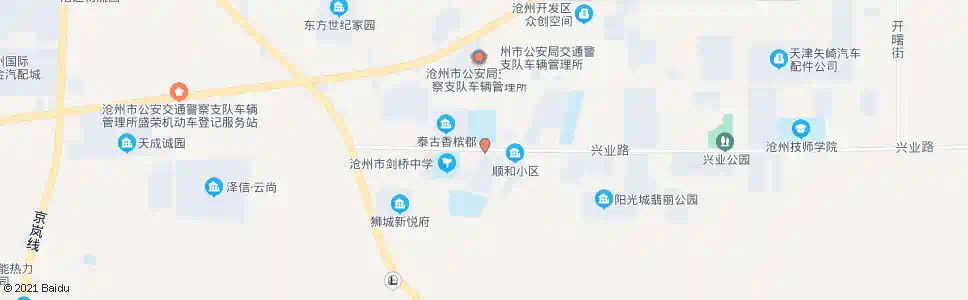 沧州渤海学院_公交站地图_沧州公交_妙搜公交查询2025