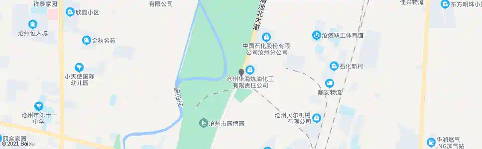 沧州北莆子北口_公交站地图_沧州公交_妙搜公交查询2025
