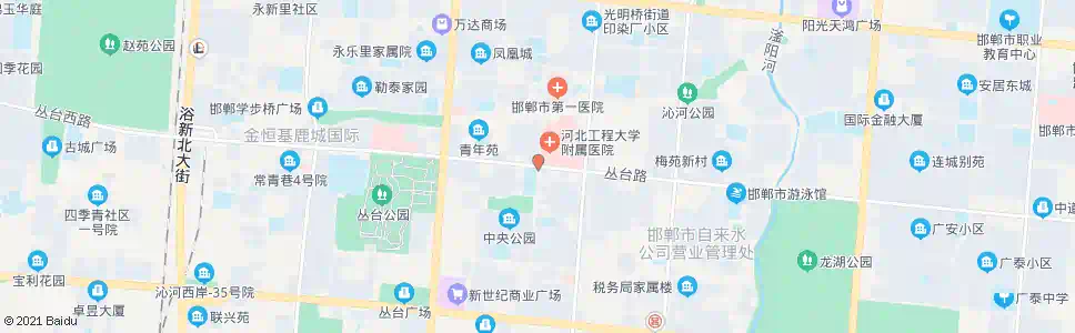邯郸曙光街丛台路口_公交站地图_邯郸公交_妙搜公交查询2025