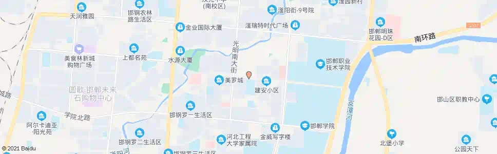 邯郸市二十八中学_公交站地图_邯郸公交_妙搜公交查询2025