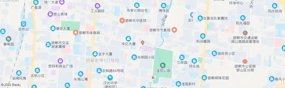 邯郸黎明街陵园路口_公交站地图_邯郸公交_妙搜公交查询2025