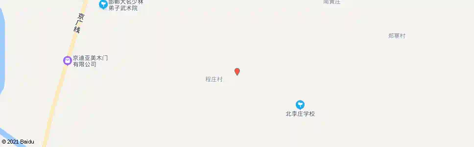 邯郸南程庄村委会_公交站地图_邯郸公交_妙搜公交查询2025