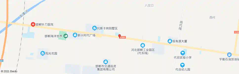 邯郸鹏程驾校_公交站地图_邯郸公交_妙搜公交查询2025