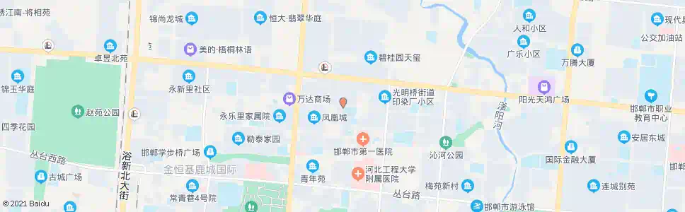 邯郸市二十五中学_公交站地图_邯郸公交_妙搜公交查询2025
