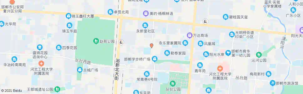 邯郸中华街青年路口_公交站地图_邯郸公交_妙搜公交查询2025