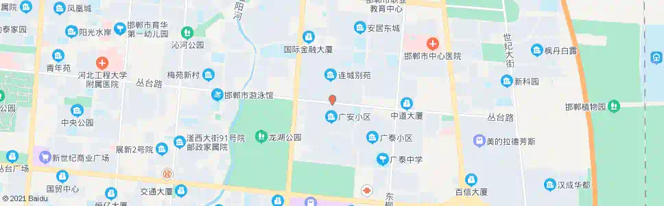 邯郸连城别苑_公交站地图_邯郸公交_妙搜公交查询2025