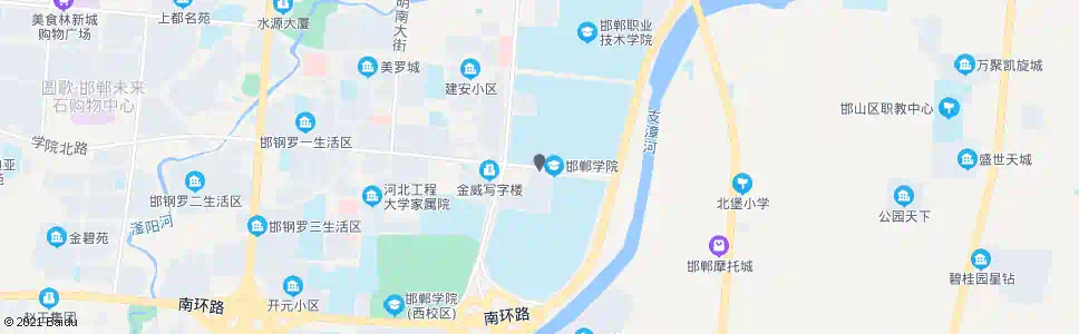 邯郸高教区公交枢纽站(邯郸学院)_公交站地图_邯郸公交_妙搜公交查询2025