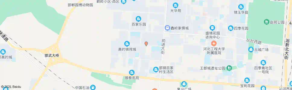 邯郸百后街建国路口_公交站地图_邯郸公交_妙搜公交查询2025
