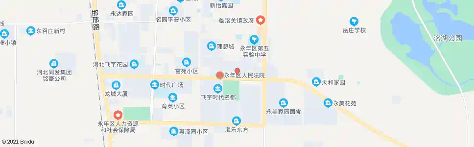 邯郸邯郸银行永年支行_公交站地图_邯郸公交_妙搜公交查询2025