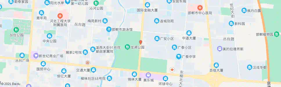 邯郸广安路滏东街口_公交站地图_邯郸公交_妙搜公交查询2025