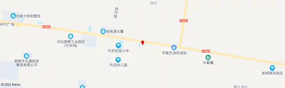 邯郸邯山粮油_公交站地图_邯郸公交_妙搜公交查询2025