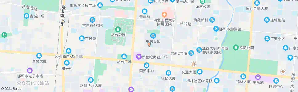 邯郸展览路小学_公交站地图_邯郸公交_妙搜公交查询2025