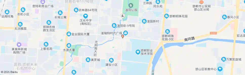 邯郸渚河路滏河街口_公交站地图_邯郸公交_妙搜公交查询2025