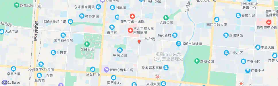 邯郸光明大街丛台路口_公交站地图_邯郸公交_妙搜公交查询2025