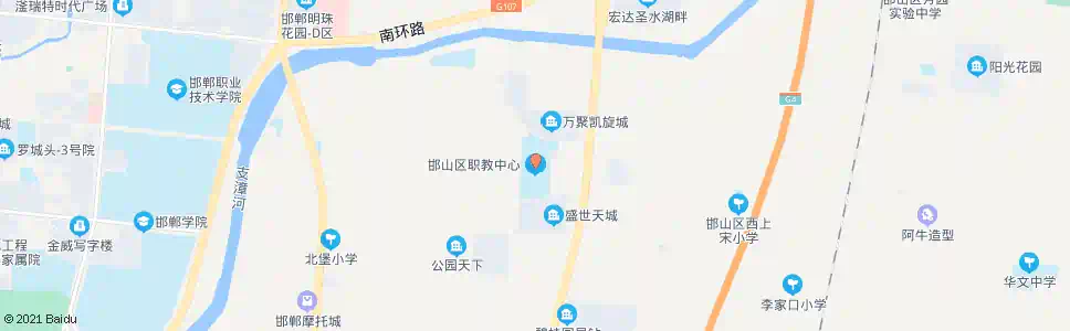 邯郸县职教中心_公交站地图_邯郸公交_妙搜公交查询2025