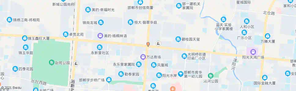邯郸中华街联纺路口_公交站地图_邯郸公交_妙搜公交查询2025