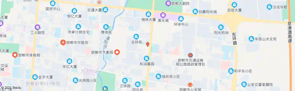 邯郸(河北银行)滏东美食林_公交站地图_邯郸公交_妙搜公交查询2025