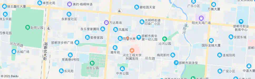 邯郸自强市场_公交站地图_邯郸公交_妙搜公交查询2025