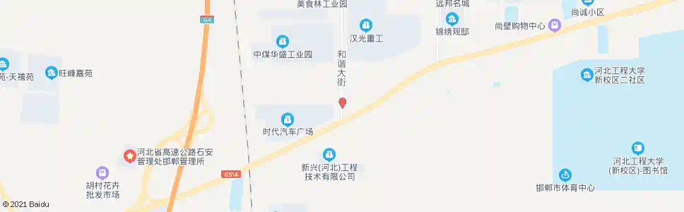 邯郸时代汽车广场东门_公交站地图_邯郸公交_妙搜公交查询2025