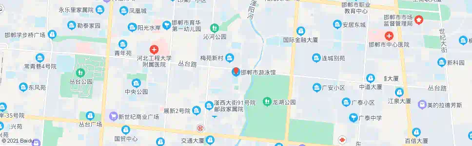 邯郸市游泳池_公交站地图_邯郸公交_妙搜公交查询2025