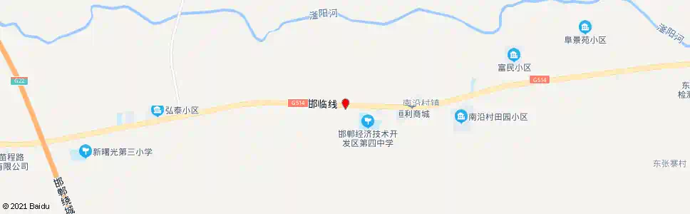 邯郸邯郸市亚华搪瓷厂_公交站地图_邯郸公交_妙搜公交查询2025