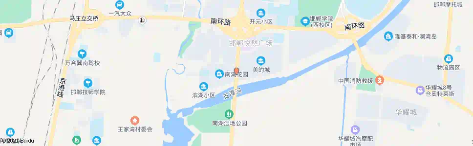 邯郸美的城_公交站地图_邯郸公交_妙搜公交查询2025